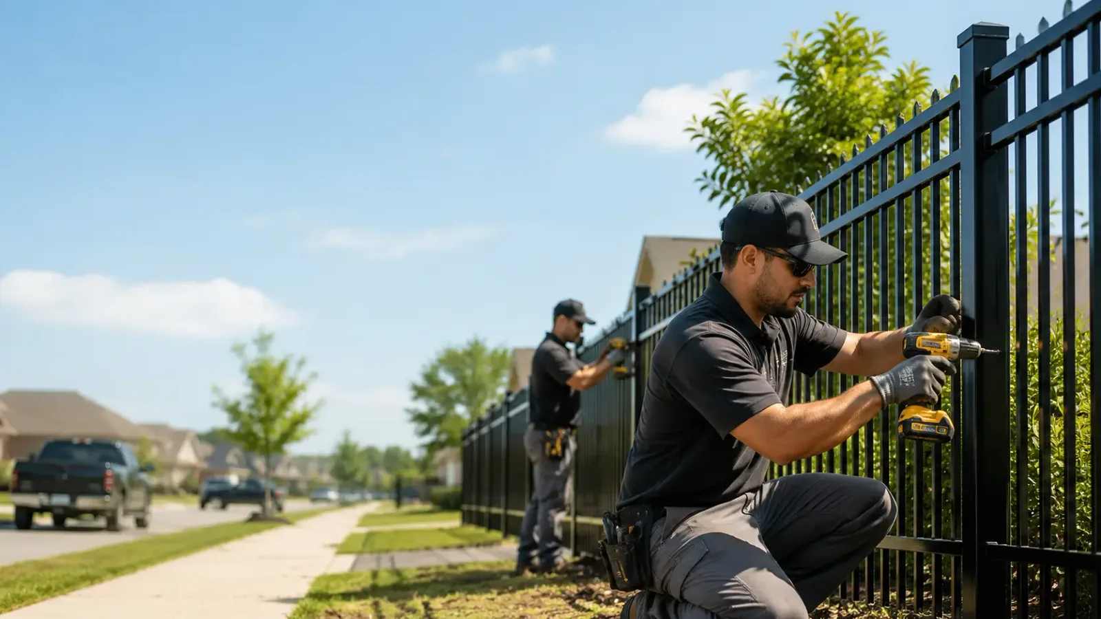 Metal Fence Installation in Destrehan, LA